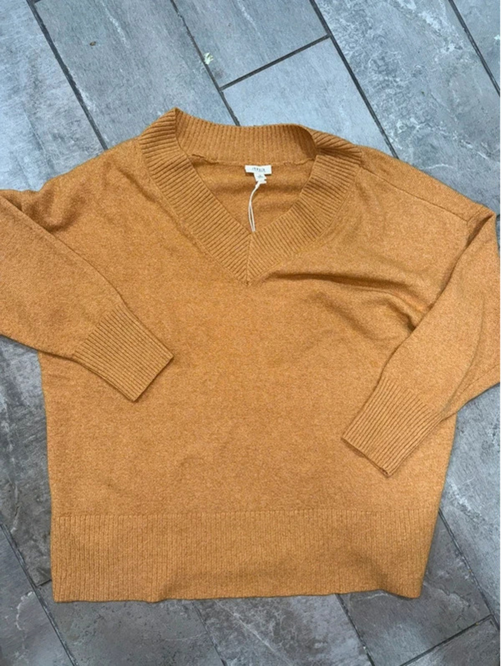 Mustard/Brown Sweater 2X